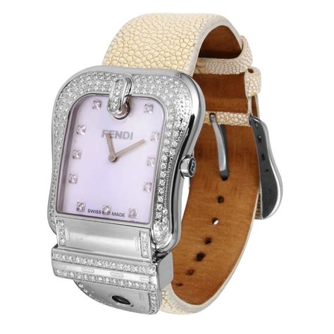 fendi diamond buckle watch|Fendi diamond watch outlet.